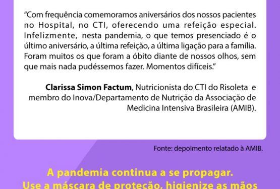 Covid-19: depoimento de Clarissa Simon Factum